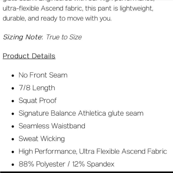 Balance Athletica Ascend Pant Snow Leopard - Picture 12 of 12